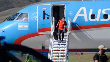 Marcelo Gallardo viajó de regreso en el día de su cumpleaños número 46. Fotos: Patricio Rodríguez 