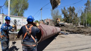 Realizarán las pruebas finales del colector cloacal II en Neuquén
