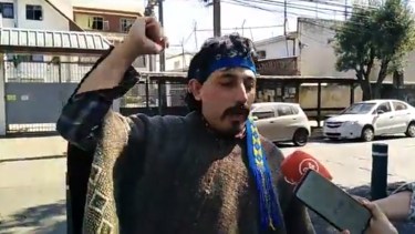 Facundo Jones Huala fue liberado esta tarde. Estaba detenido en en una prisión de Temuco. 
