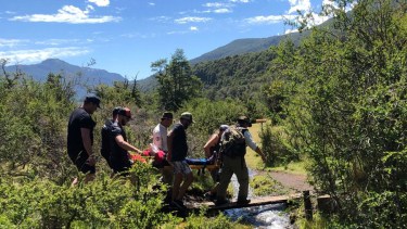 Serían 18 brigadistas los afectados. Foto: Parque Nacional Lanin