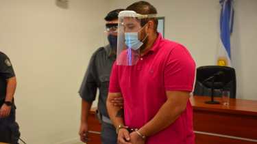 Julio Martínez, imputado por el homicidio de Julio Maidana, en PLottier (Yamil Regules)