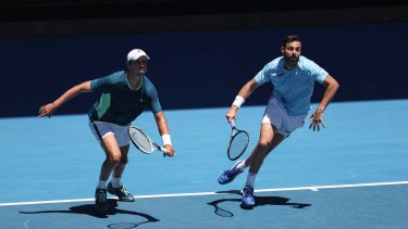 El argentino y el español mostraron solidez y volvieron a ganar en sets corridos, como lo habían hecho en octavos de final. 