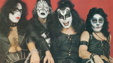 Kiss del 74: Paul Stanley, Ace Freheley, Gene Simmons y Peter Criss.