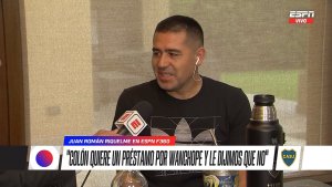 Boca: Román respondió por el tema Wanchope y habló de todo