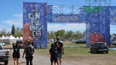 El predio en la isla 132 de Neuquén ya está preparado. Foto: Yamil Regules 