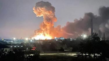 En la madrugada de Ucrania se reportaron explosiones en Kiev.