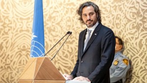 Cafiero en la ONU: «Argentina condena la invasión a Ucrania»
