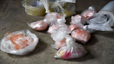 Parte de la droga secuestrada la semana pasada y que ocasionó 24 muertos. 