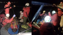 Imagen de San Martín de los Andes: Rescataron a una mujer herida en el camino hacia el Mirador Bandurrias