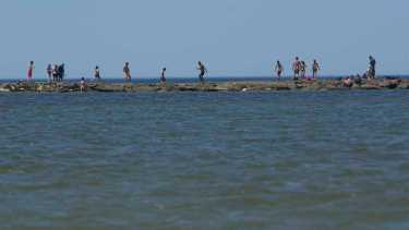 Fuerte Argentino, una playa inolvidable al sur de Las Grutas. (Foto: Martín Brunella)