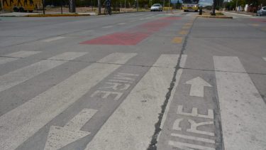 El accidente ocurrió en la esquina de Avenida del Trabajador y Picún Leufú.
