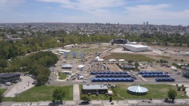 Este año el predio ferial tiene 170 mil metros cuadrados. (FOTO: municipalidad de Neuquén)