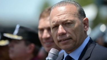 El ministro de Seguridad de la provincia de Buenos Aires.