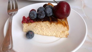 5 ingredientes para esta tarta dulce cremosa