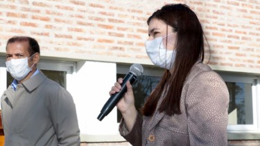 Vanina Merlo, colaboradora desde hace años del gobernador Gutiérrez, fue propuesta como defensora general. (Gentileza)