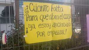 Un grupo de padres reclama el inicio de clases en un jardín de infantes de Bariloche