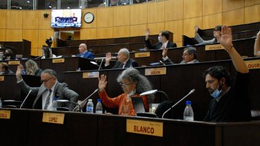 En la sesión también se aprobó instituir la “Semana de la Memoria” del 17 al 24 de marzo, cada año. Foto gentileza.