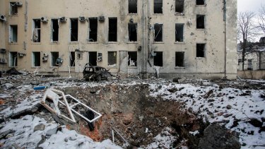 Rusia continúa con su invasión sobre Ucrania. (AP Photo/Pavel Dorogoy)