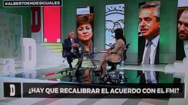 El presidente bromeó con la llegada de su hijo, algo que, demostró, lo pone feliz.-