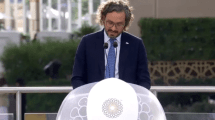 Imagen de El discurso en inglés de Santiago Cafiero que se volvió viral