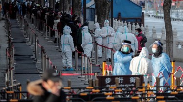Bajo la estrategia china de "cero covid" hasta el brote mínimo es enfrentado con medidas severas. Foto: gentileza 
