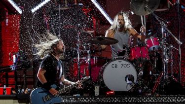 Grohl y Hawkins compartían una gran amistad, unida por la música de Foo Fighters.-