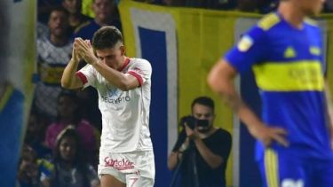 Cóccaro pidió disculpas después de meterle el gol a Boca. 