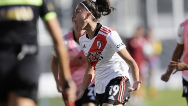 Martina del Treco convirtió para las Millonarias. Foto: Gentileza @RiverPlateFem
