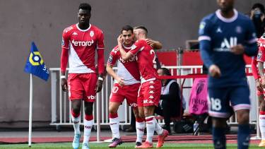 Monaco jugó mucho mejor que PSG y justificó en el desarrollo lo que se vio en el marcador. 