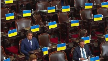 La imagen de Manes que se viralizó en redes sociales. 