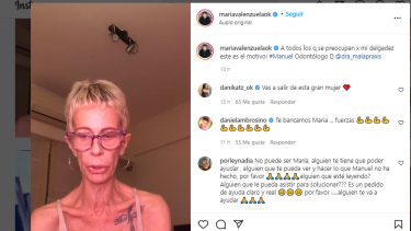 María Valenzuela explicó el drama que vive por una mala praxis. 