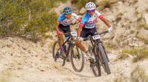 Imagen de Domínguez festejó en El Reto de mountain bike