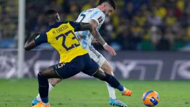 De Paul sintió la presión de los ecuatorianos.
