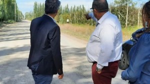 Evalúan los avances de obras de asfalto y de las piletas de líquidos cloacales de Regina