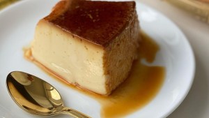 Flan de coco light&#8230; ¡nivel dios!