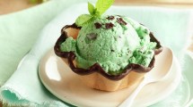 Imagen de Para fanáticos: helado de menta granizada hecho en casa