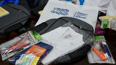 Los kits escolares comenzarán a ser entregados el 27 de febrero. Otro de los beneficios es la activación del boleto gratuito (foto archivo Matías Subat)