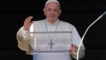 El papa Francisco condenó la guerra en Ucrania. Foto AP.