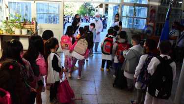 Roca comienzo de clases escuela nº 317