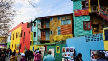 Buenos Aires: Caminito, como todos los destinos del país se preparan para Semana Santa.