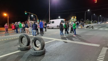 Escuelas anuncian un corte de ruta para el martes en Senillosa. Foto: archivo