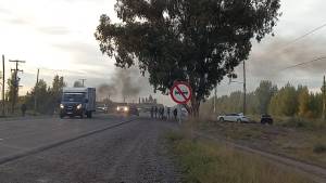 Levantaron la protesta sobre Ruta 7 en El Chañar que reclamó puestos de trabajo 