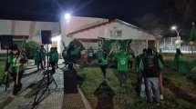 Imagen de Con un acampe frente a la sede de Senaf, ATE protestó en Roca