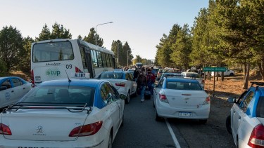 El viernes bloquearon la ruta al aeropuerto durante dos horas. Foto: archivo