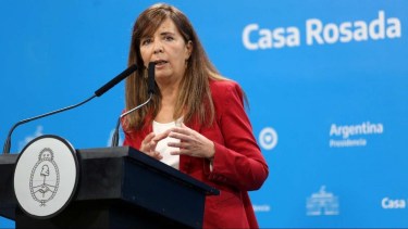 Gabriela Cerruti, portavoz presidencial. 
