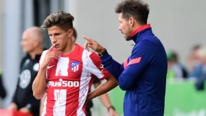 El Cholo Simeone hizo debutar a su hijo Giuliano en Atlético de Madrid