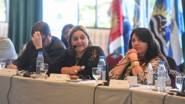 Ruth Flutsch representó a Neuquén en la reunión del Consejo Federal de Educación. (Foto @RFlutsch).-