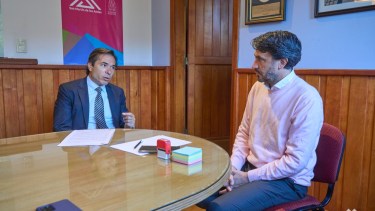 Gerez viajó a San Martín de los Andes ante el problema de la inseguridad. (Prensa SMA).-