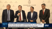Imagen de Massa recibió a gobernadores del Norte Grande para avanzar en una agenda legislativa regional