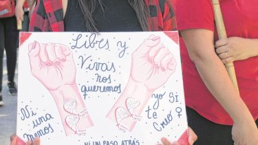 Los casos de violencia de género en Neuquén se pueden denunciar llamando al 144 de manera gratuita. (Archivo Florencia Salto).-